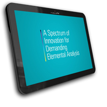 A Spectrum of Innovations for Demanding Elemental Analysis