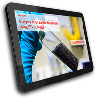 Analysis of Graphite and Carbon-Based Components Using ETV-ICP-OES