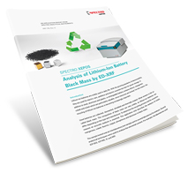 Analysis of Lithium-Ion Battery Black Mass by XRF