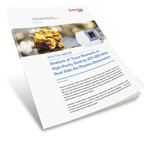 Analysis of Trace Elements in High-Purity Gold by ICP-OES With Dual Side-On Plasma Observation