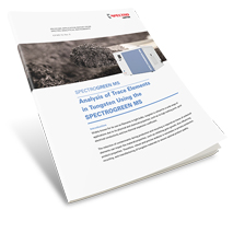 Analysis of Trace Elements in Tungsten Using the SPECTROGREEN MS
