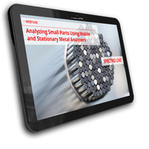 Analyzing Small Parts Using Mobile and Stationary Metal Analyzers