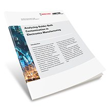 Analyzing Solder Bath Contamination in Electronics Manufacturing