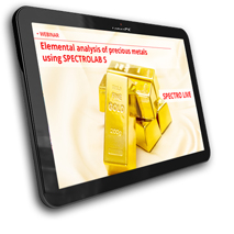 Elemental Analysis of Precious Metals Using SPECTROLAB S