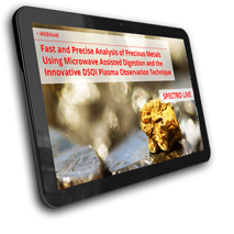 Fast and Precise Analysis of Precious Metals Using Microwave Assisted Digestion and the Innovative DSOI Plasma Observation Technique