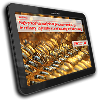 High Precision Analysis of Precious Metal Alloys in the Refinery, in Jewelry Manufacturing and Hallmarking