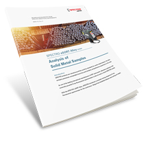 Metal Analysis Using the Entry-level SPECTRO xSORT Alloy Handheld XRF