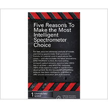 SPECTROMAXx with iCAL 2.0: Five Reasons to Make the Most Intelligent Spectrometer Choice
