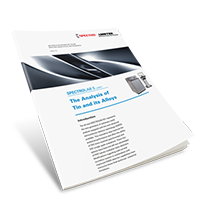 The Analysis of Tin and its Alloys